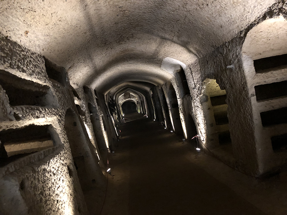 The Catacombs of San Gennaro. A fascinating look around the underground burial chambers. 13 amazing things to do in Naples, Italy.