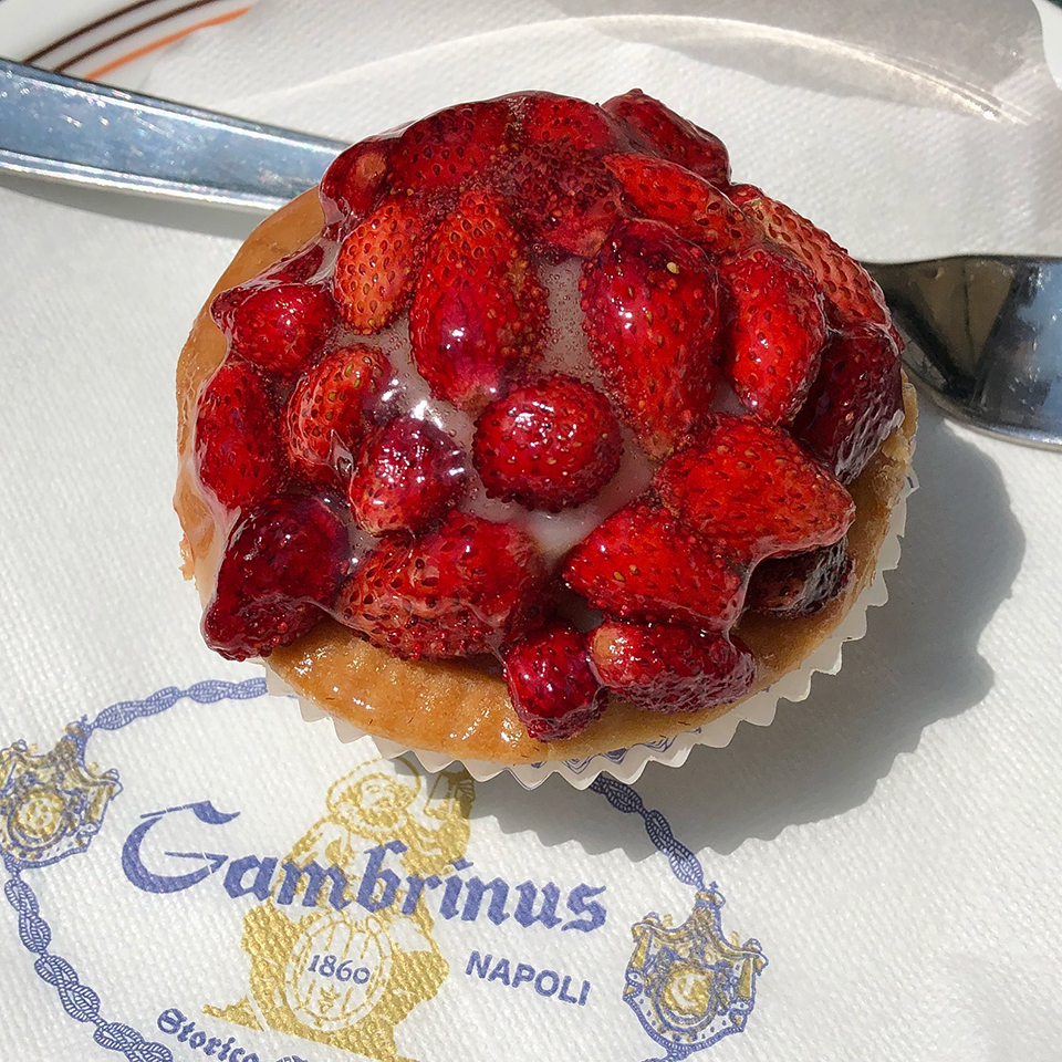 Sweet treats at Caffè Gambrinus, Naples, Italy.