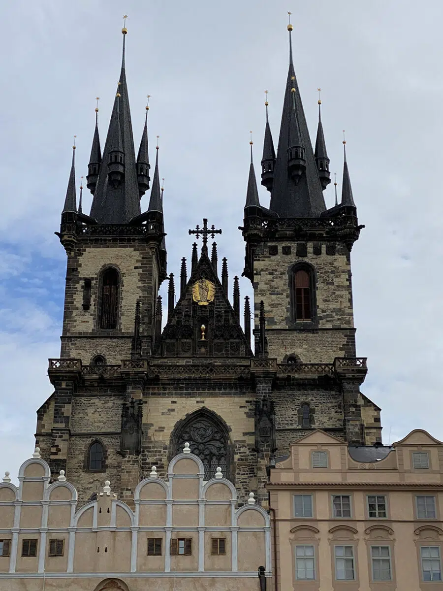 Spend three days in Prague, Church of Our Lady before Týn.
