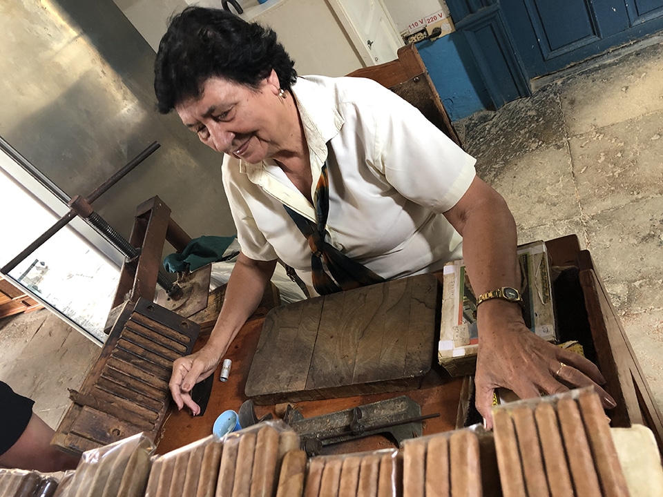 Cigar rolling, Cuba.