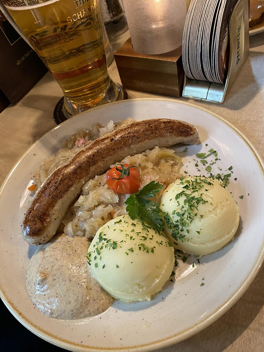 Travelling from Prague to Dresden for delicious German food and beer.