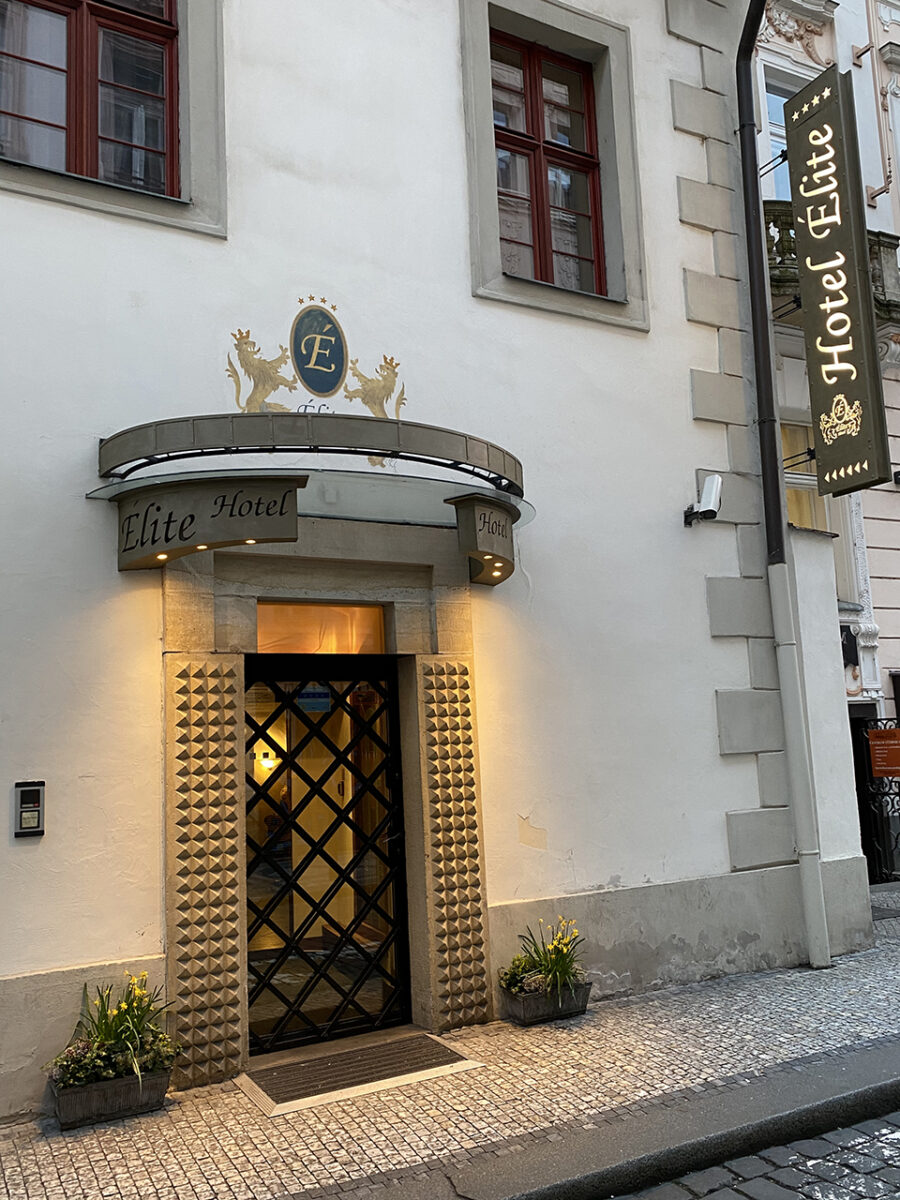 Hotel Élite, Prague.