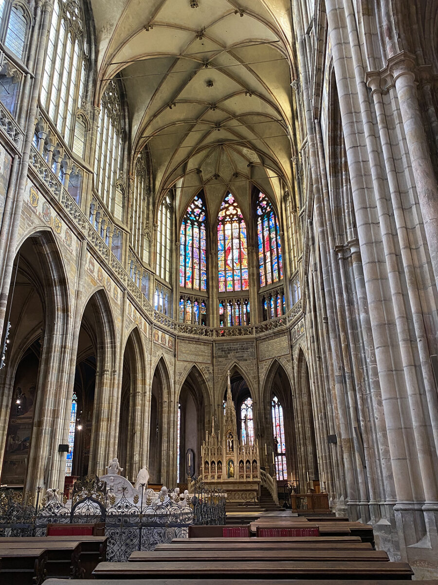 Saint Vitus Cathedral, Prague, Czechia.