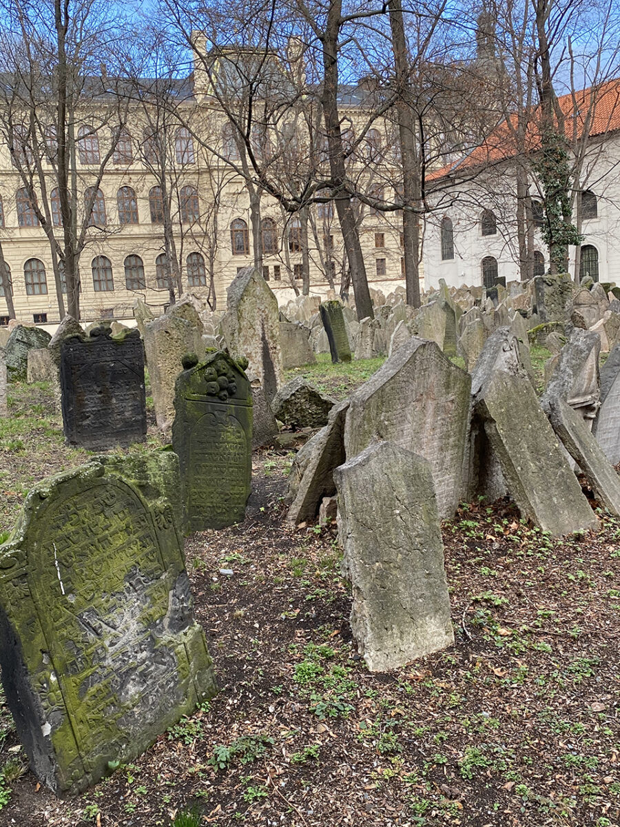 Jewish cemetery, Prague.
