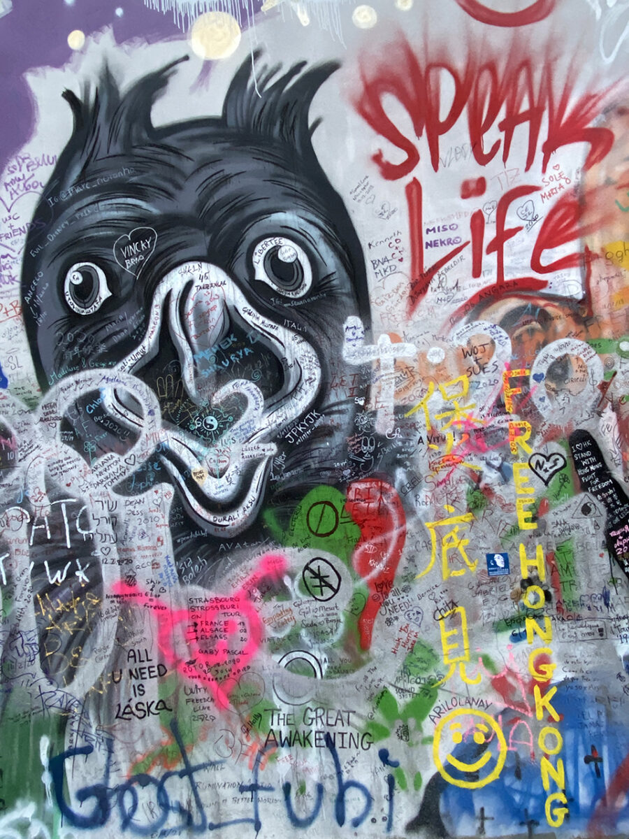 John Lennon Wall, Prague.