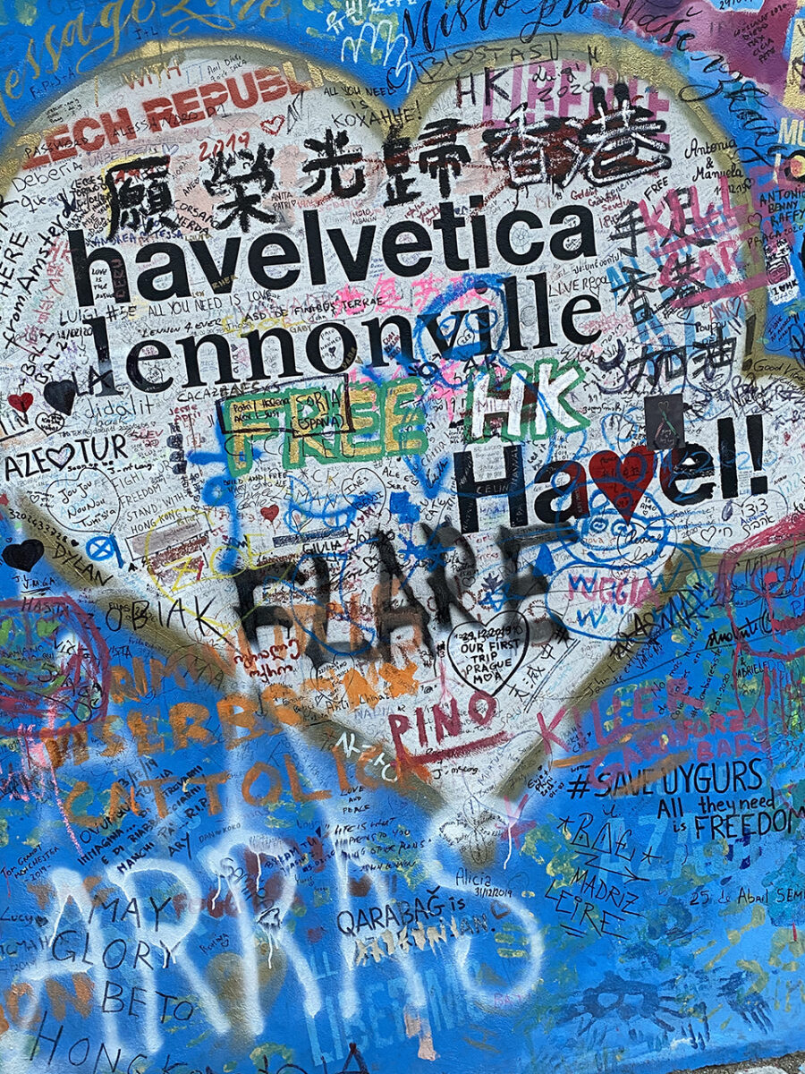 John Lennon Wall, Prague.