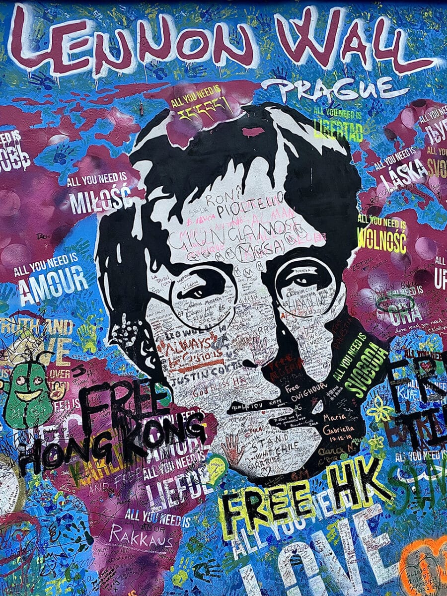 John Lennon wall, Prague.