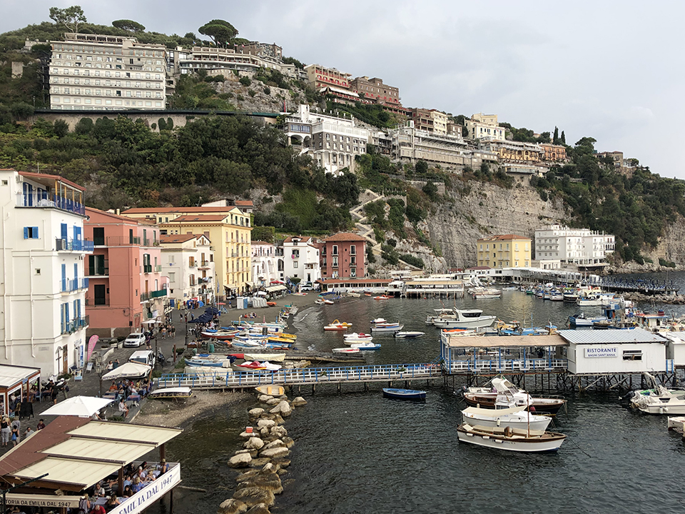 The small fishing port of Marina Grande, Sorrento.