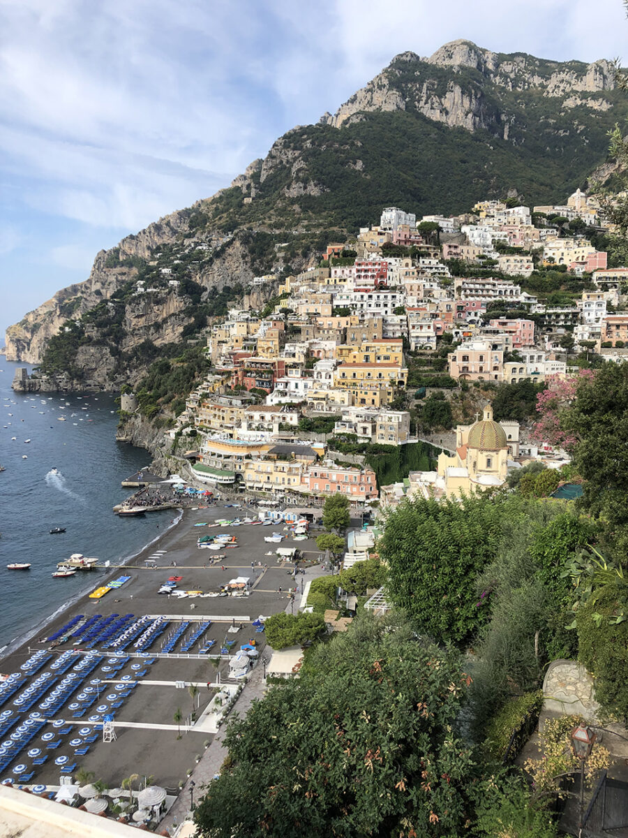 Spend a day in Positano and admire the view.