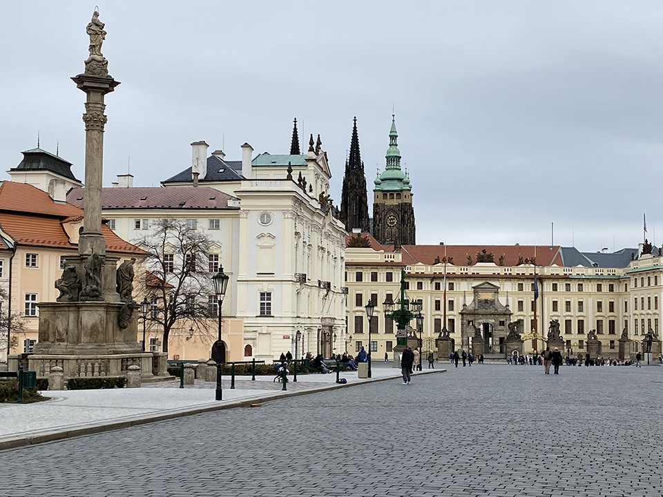 Hradcany Square, Hradčanské náměstí.