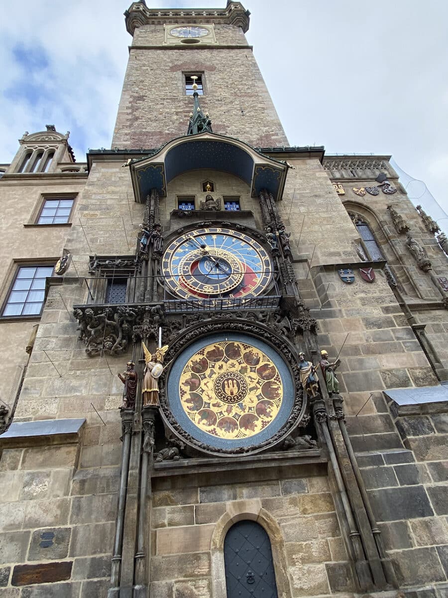 Medieval Clock, Prague, Old Town Square.