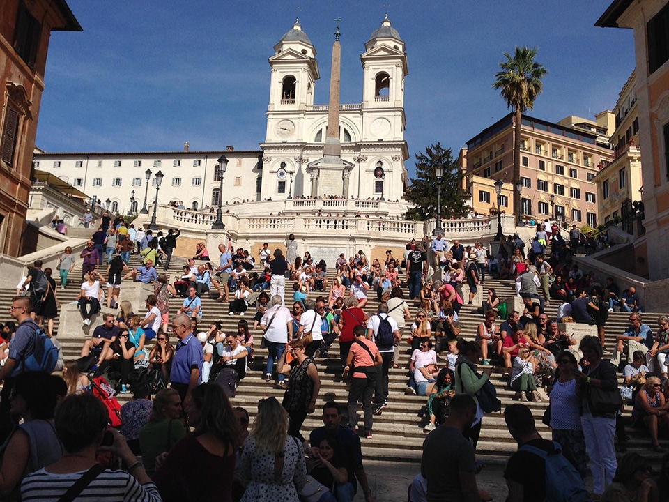 Spanish Steps at Piazza di Spagna. Planning a surprise trip to Rome.