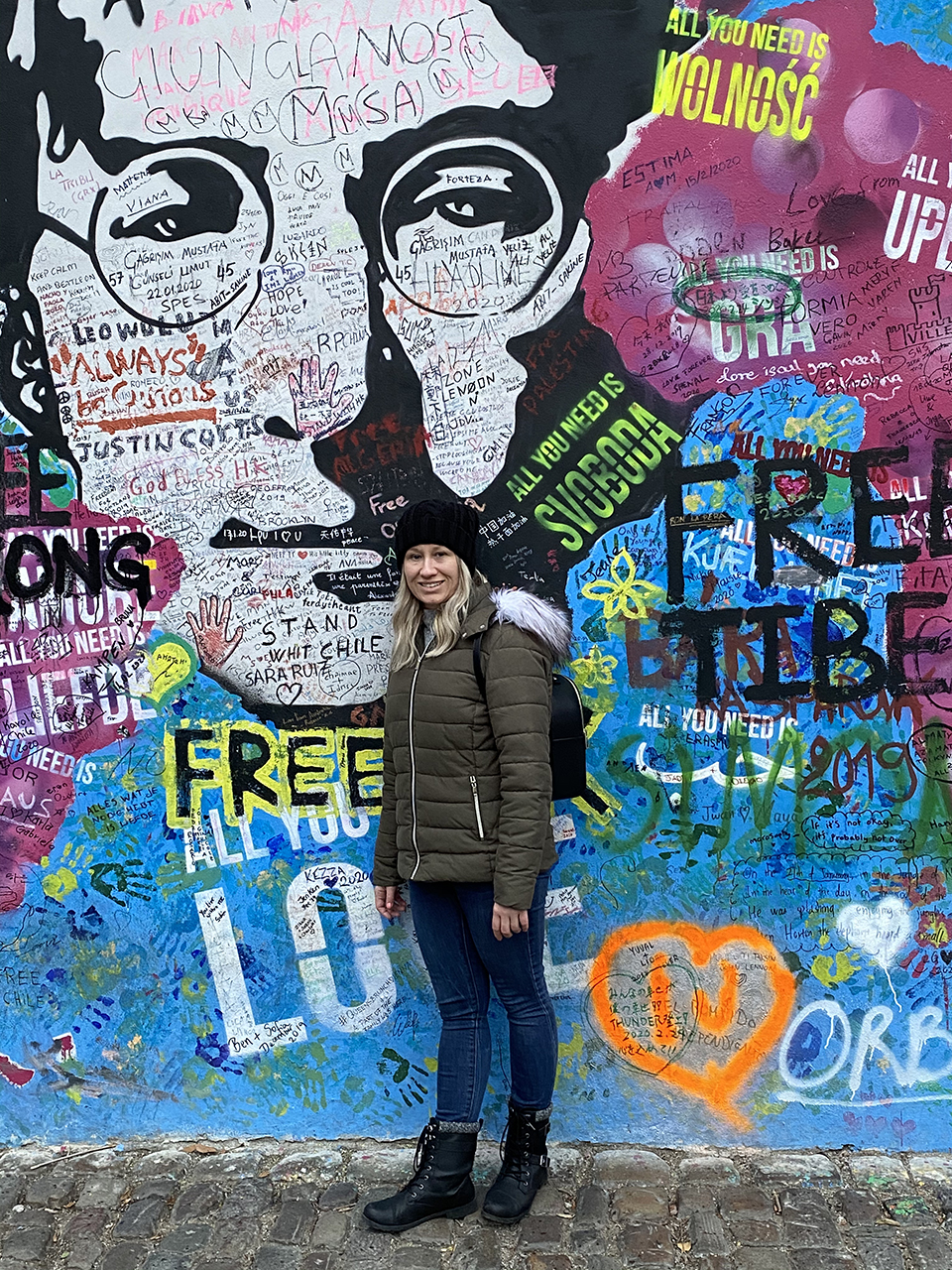 John Lennon wall, Prague.