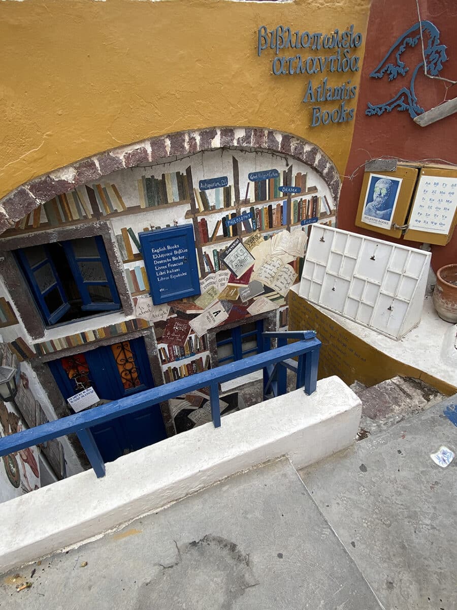 Atlantis books, Oia, Santorini.