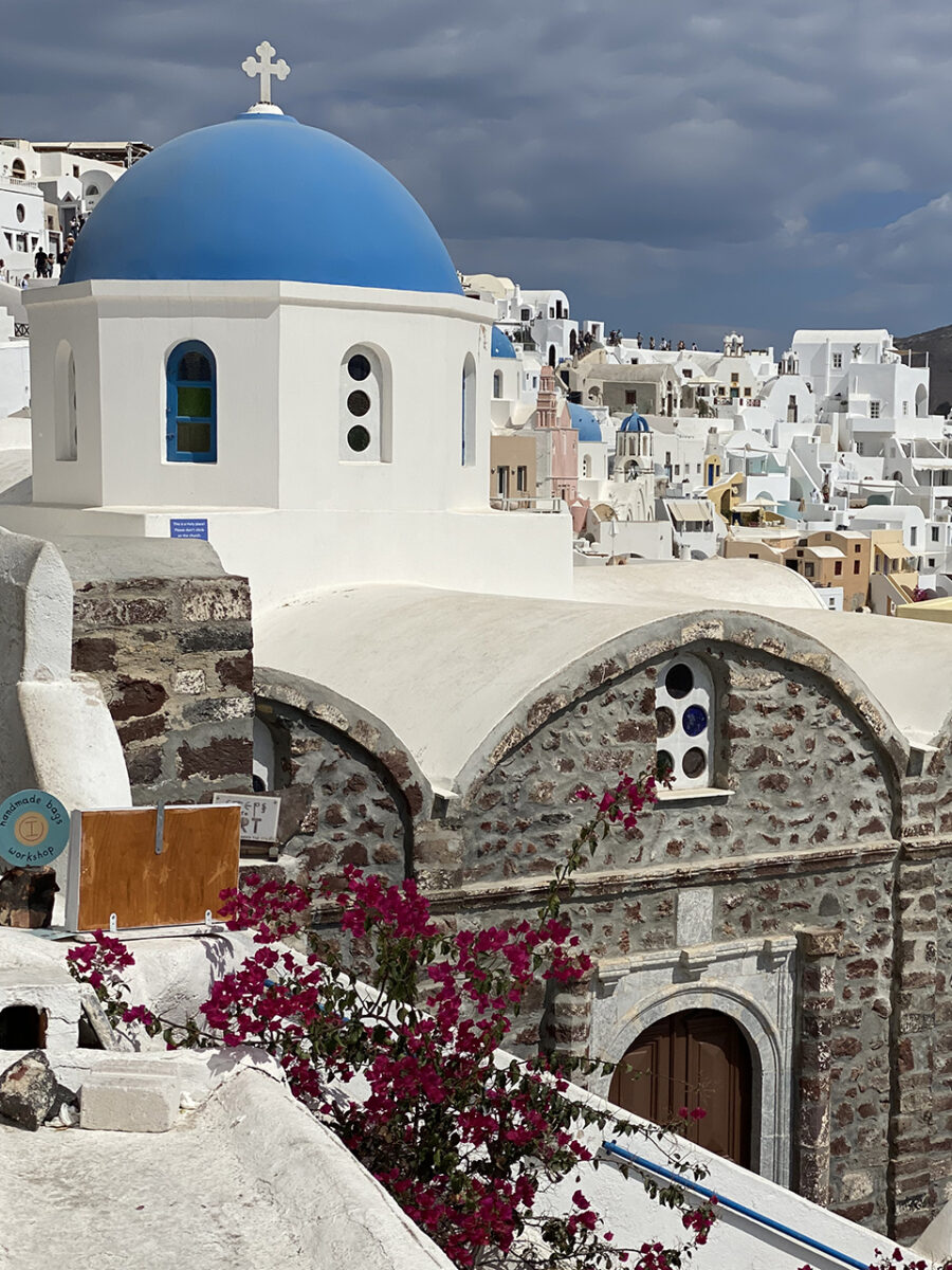 The beautiful town of Oia.
