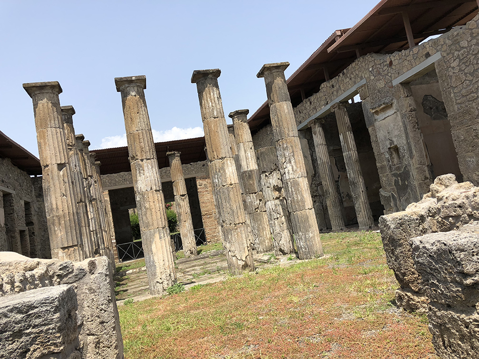 Amazing ancient ruins, Pompeii, Italy.