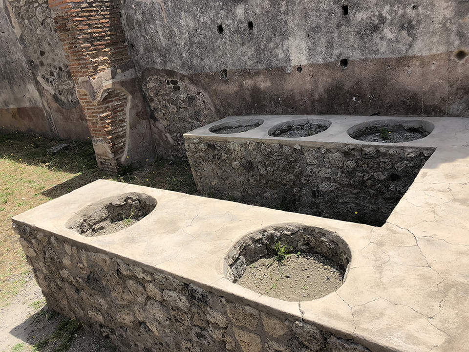 Amazing ancient ruins, Pompeii, Italy.