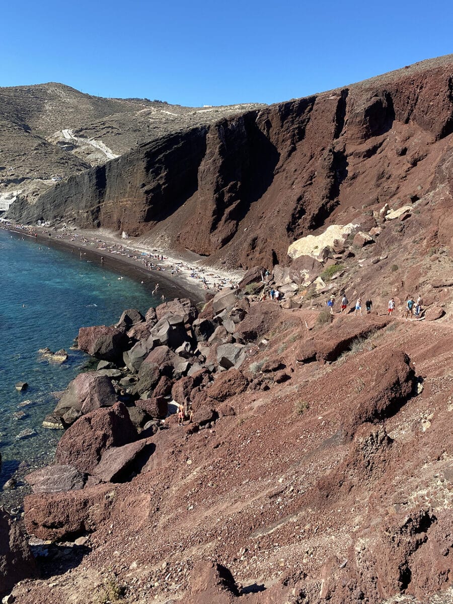 Red Beach, Santorini.