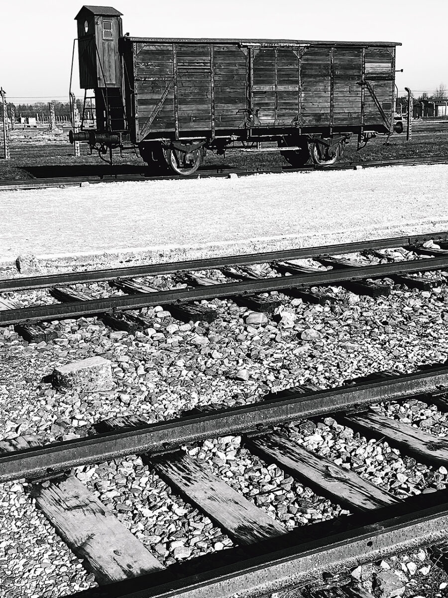 Auschwitz train carriage.