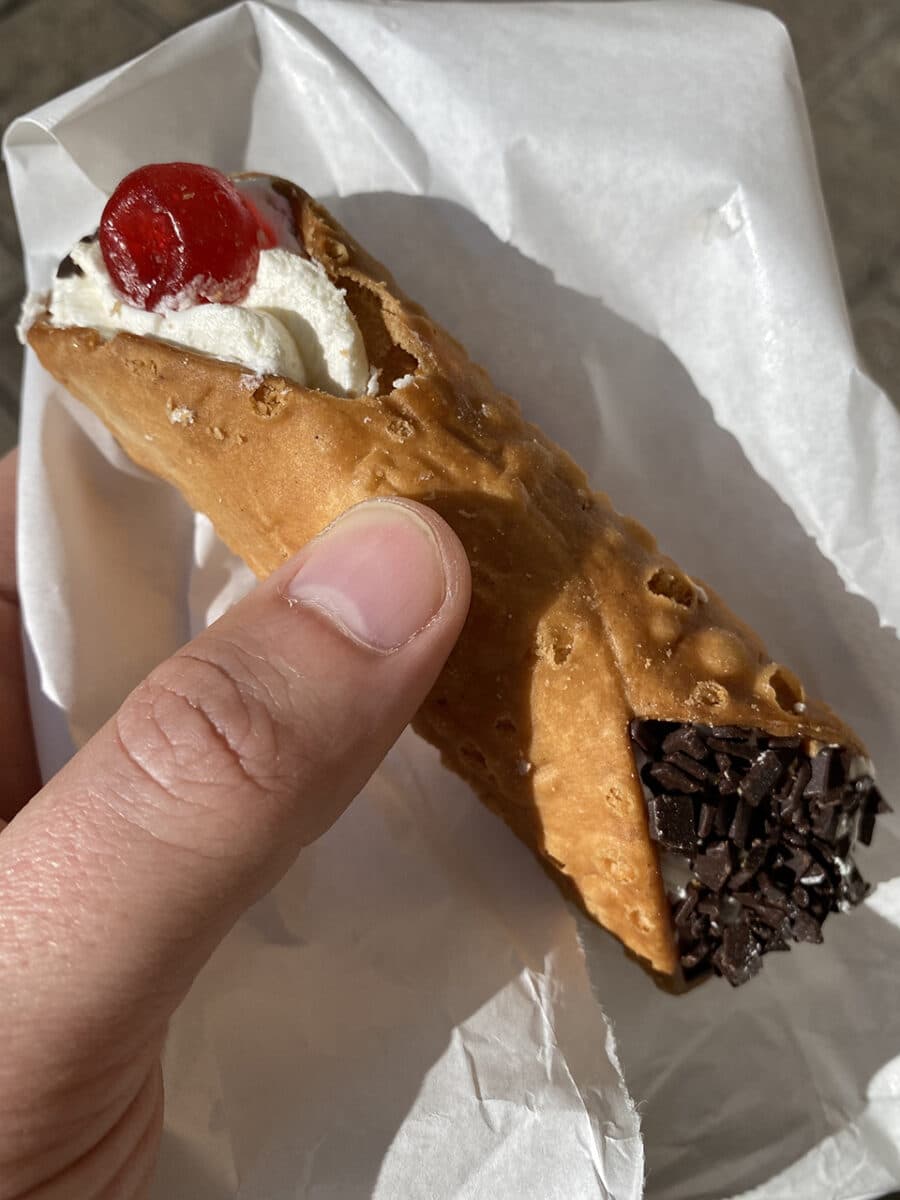 Delicious cannoli, Venice.