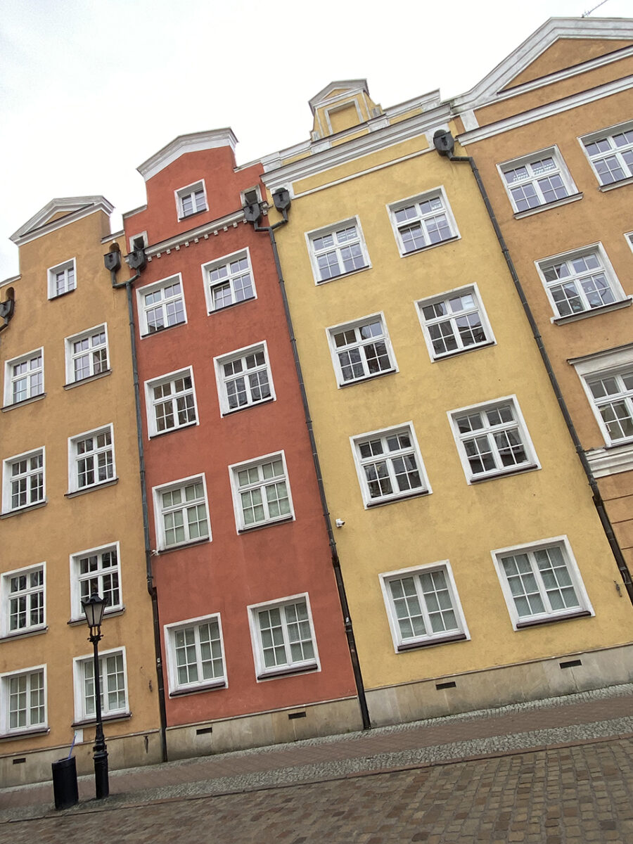 Incredible architecture and beautiful coloured buildings, Gdańsk.