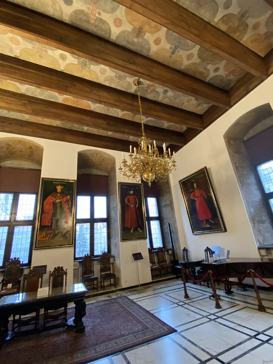 Inside the Town Hall Museum, Gdańsk.