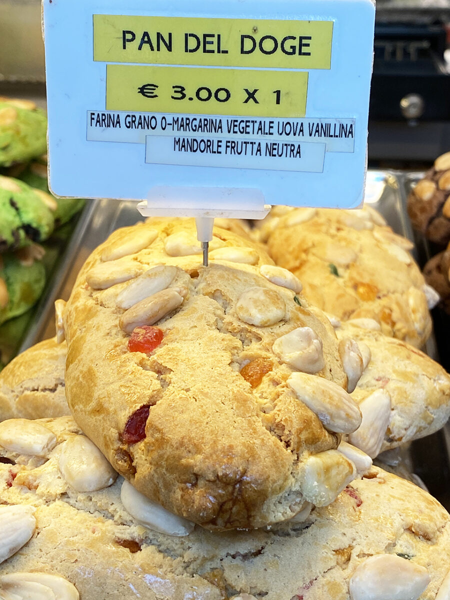 Pan del Doge, famous cookies in Venice, Italy.