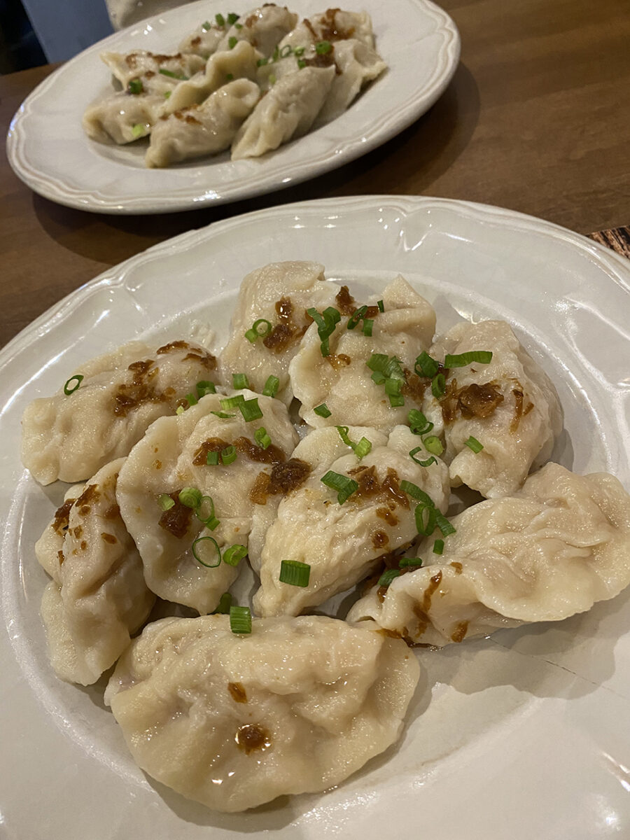 Delicious dumplings at Pierogarnia Krakowiacy.