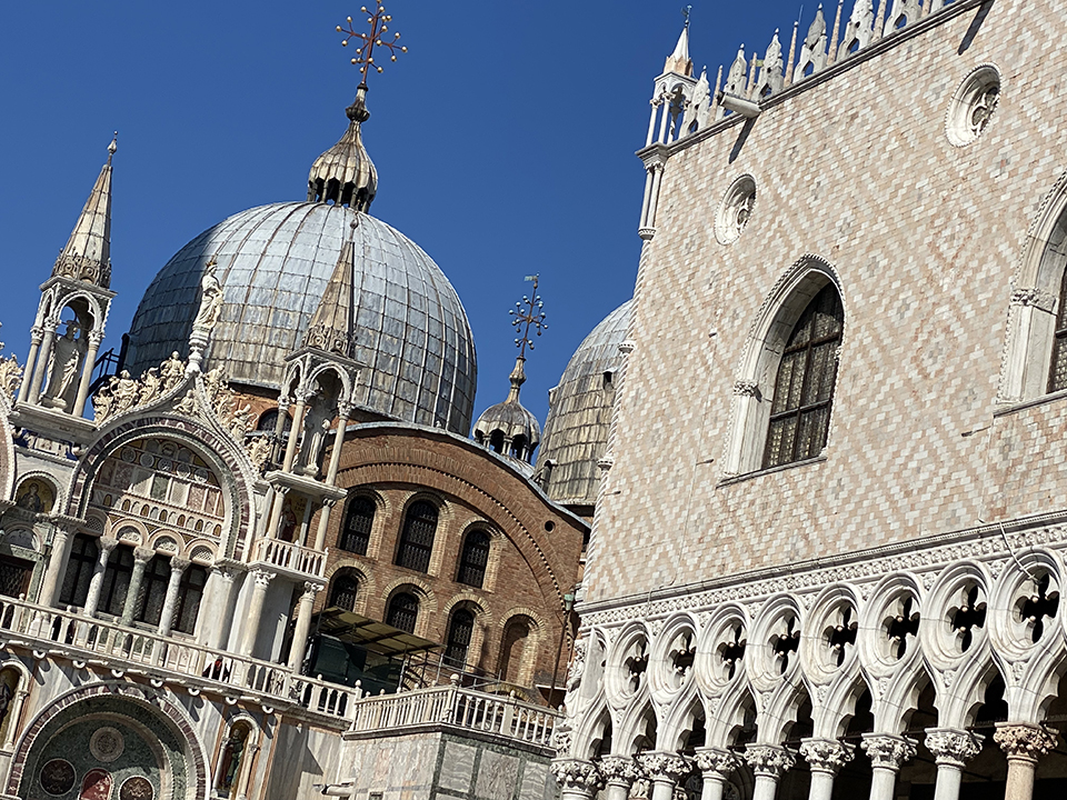 Saint Mark's Basilica meets Doges Palace, Venice.