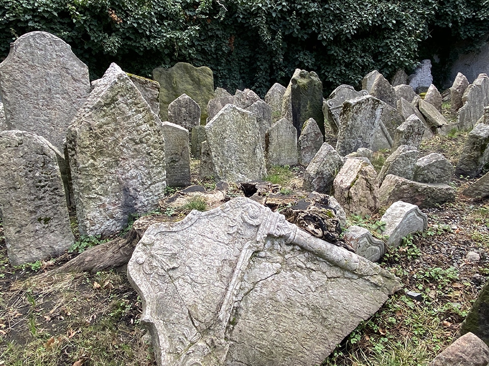 Jewish cemetery, Prague.