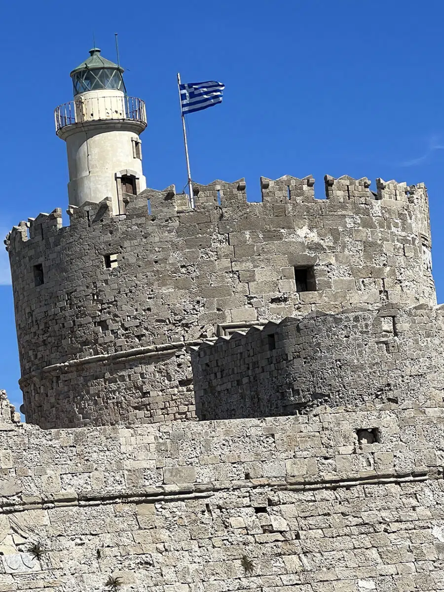 Rhodes, Greece: A must-visit destination for history lovers. Saint Nicholas Fortress.