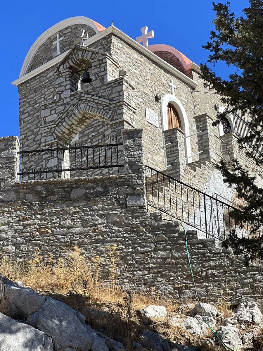The churches of Symi Acropolis.