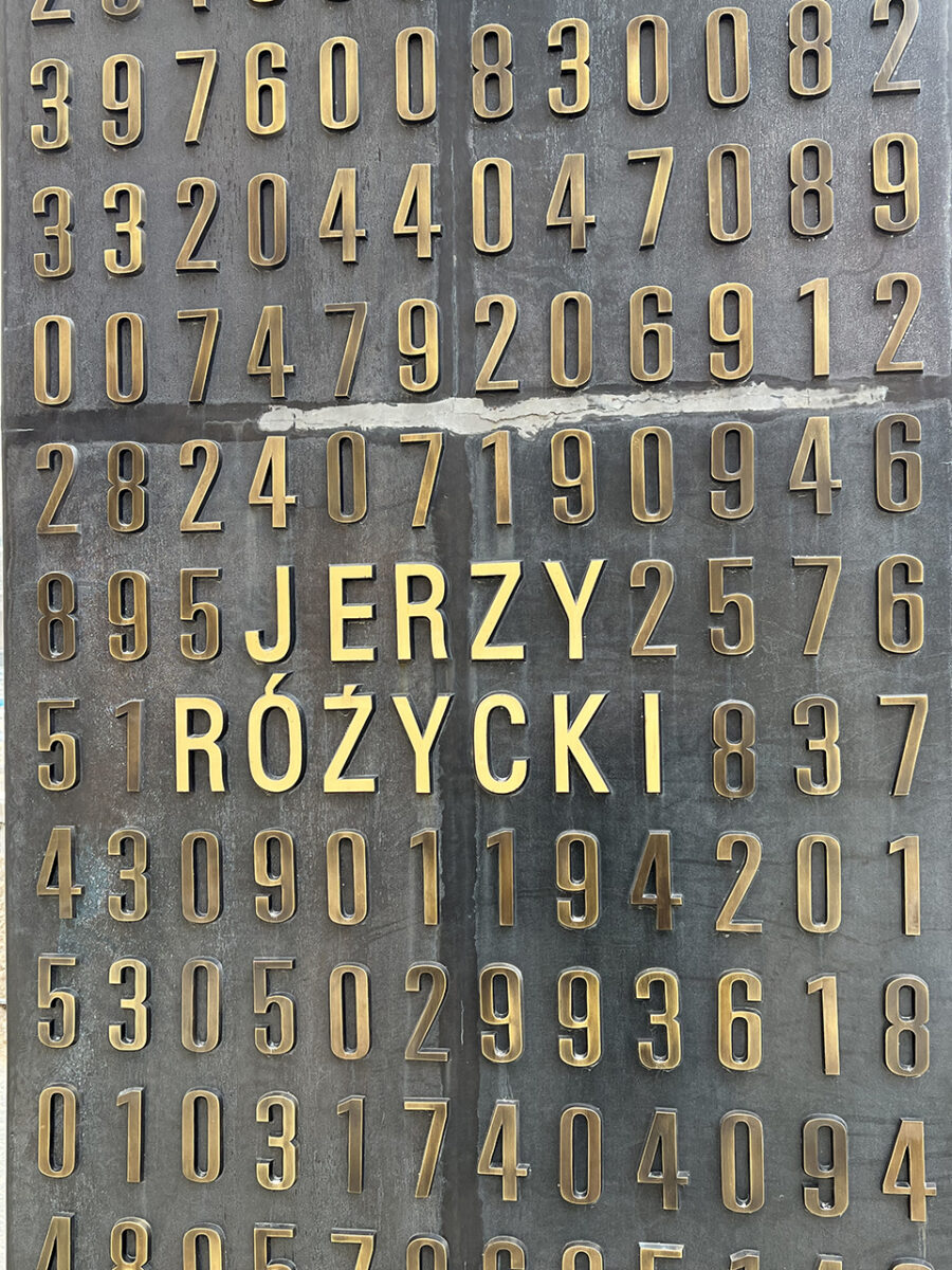 Monument to cryptologists, Poznań. Jerzy Rozycki.