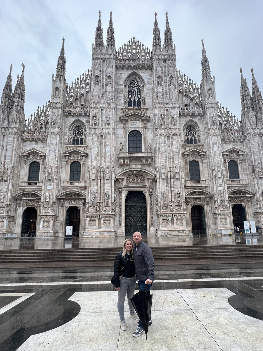 Just Us Two Travel in Milan.