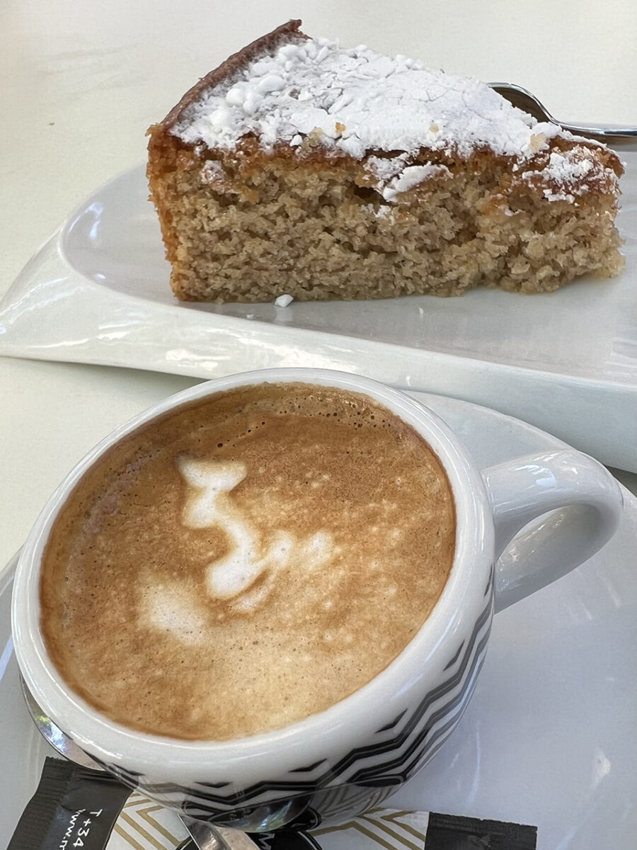 Coffee and cake, La Rambla, Palma de Mallorca.