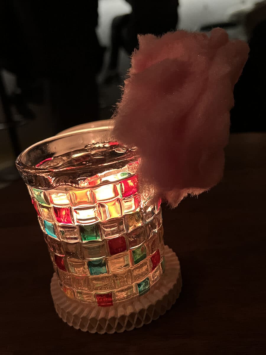 Flisak '76 cocktail bar, Gdańsk. Circus cocktails.