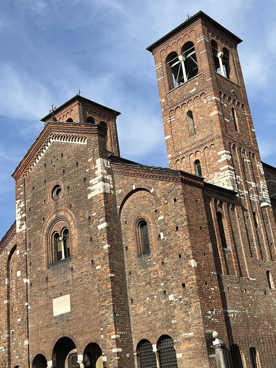 Admire the architecture of Milan, Italy.