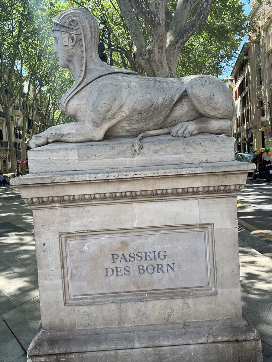 La Rambla and Passeig des Born, Palma de Mallorca.