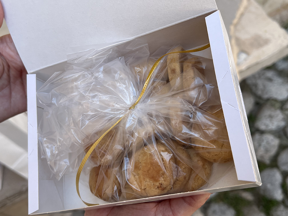 Buy cookies, baked fresh at the Convent of Santa Clara, Palma.