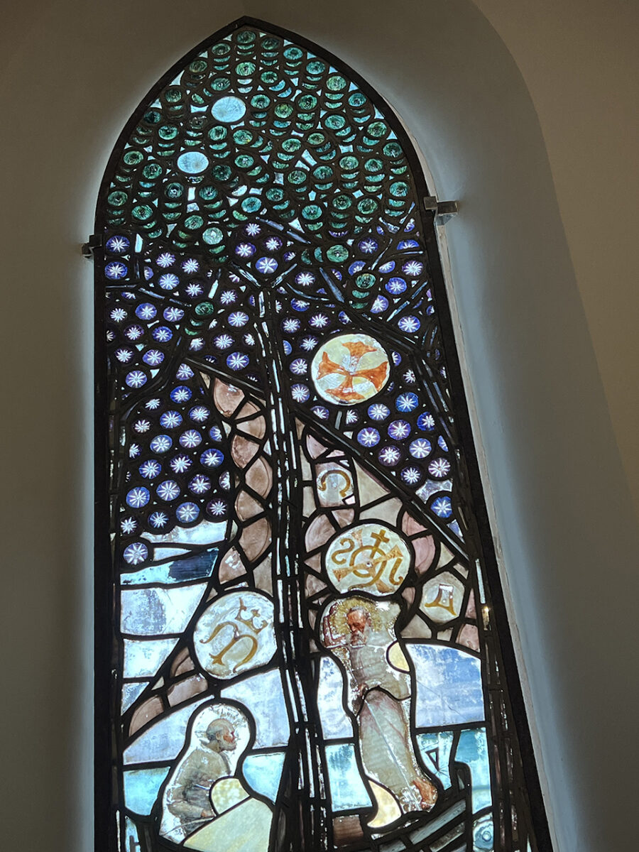 Gaudí's stained glass window, Palma.