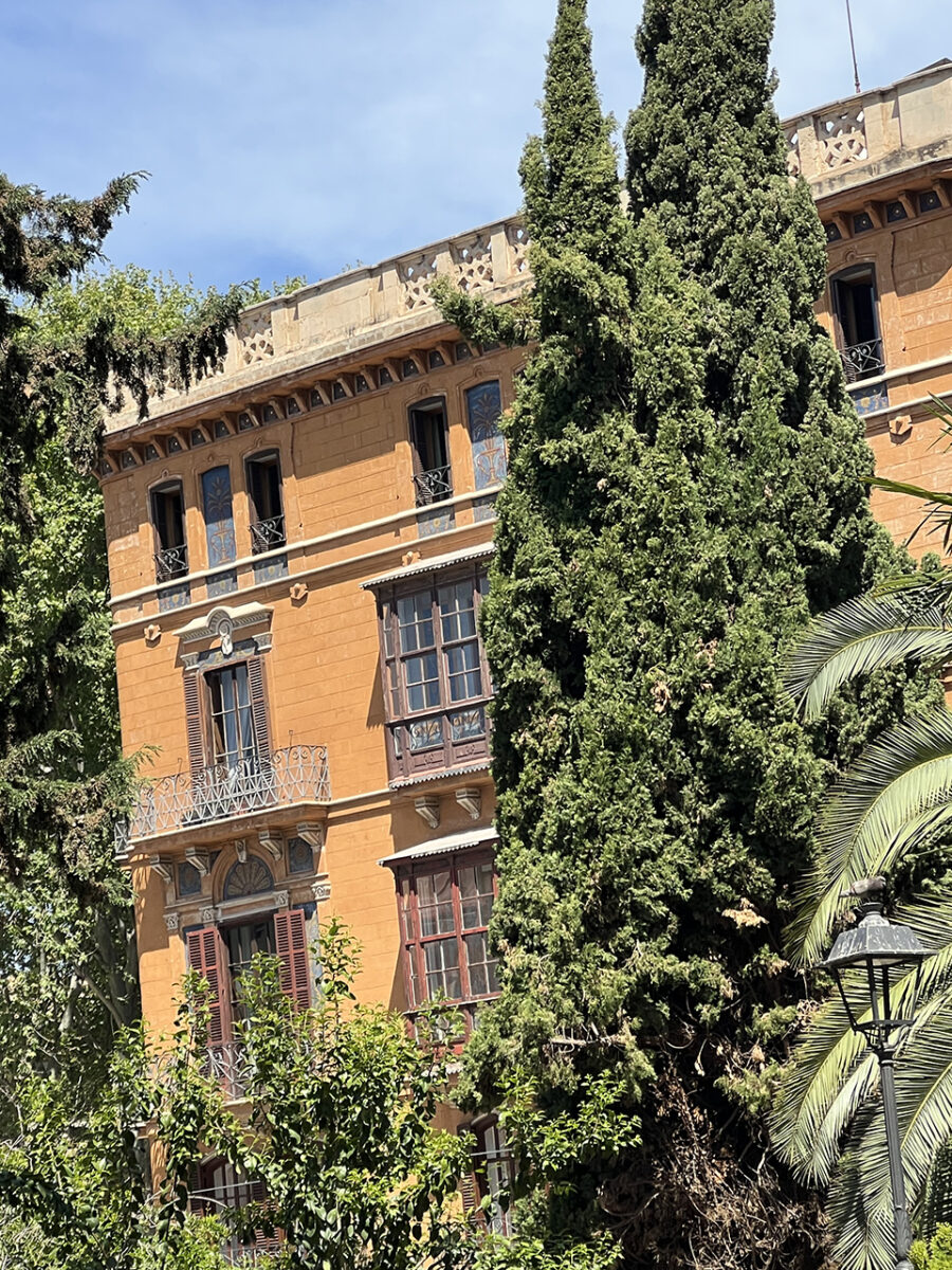 The architecture of Palma de Mallorca, Spain.