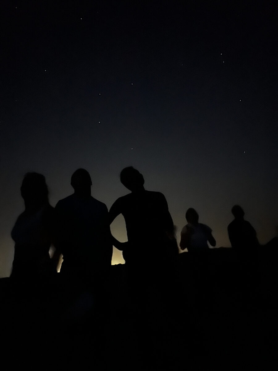 Desert star gazing, Egypt.