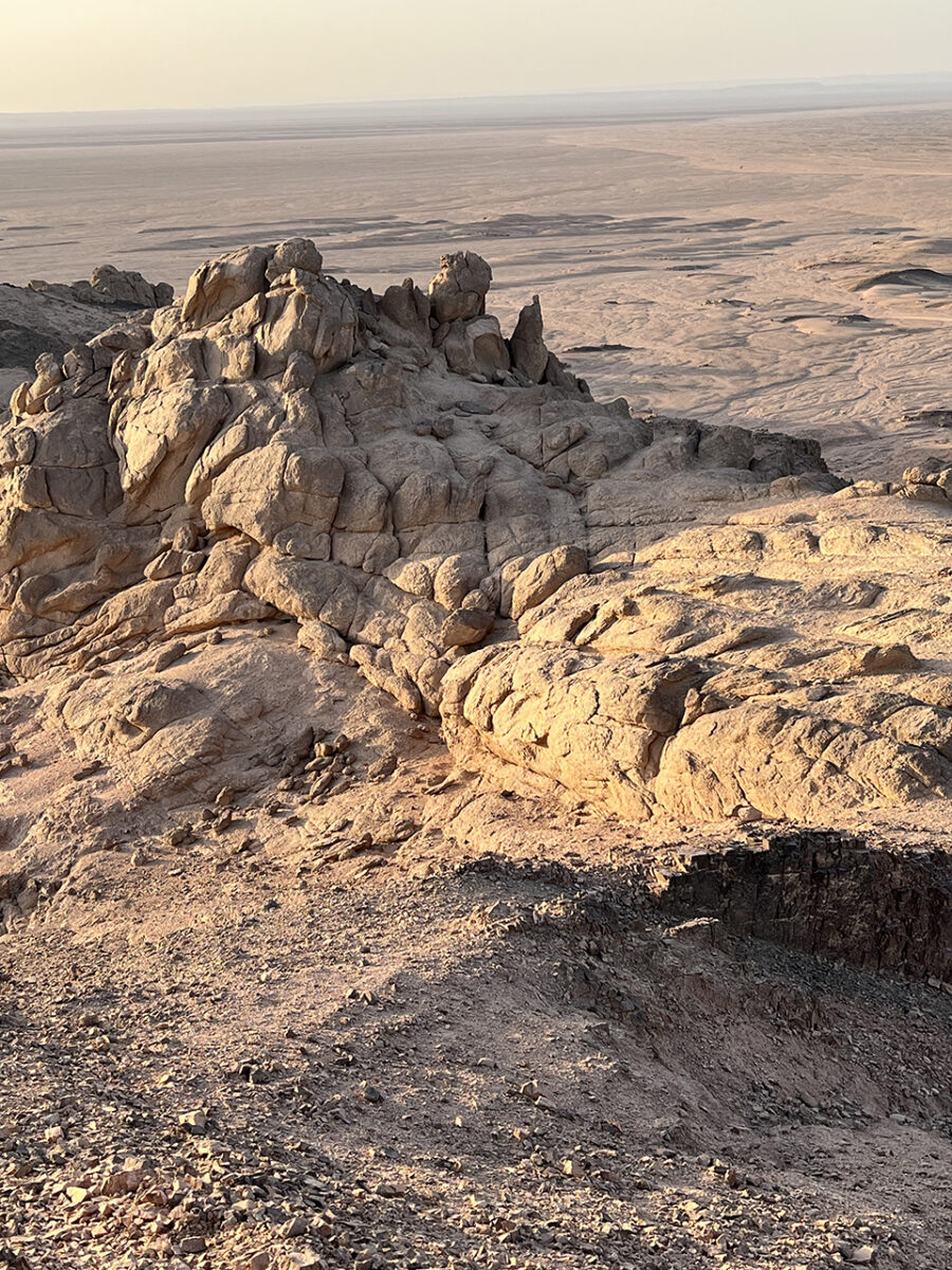 The vastness of the desert, Hurghada, Egypt.