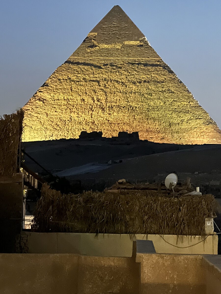 The pyramid light show. The best trips to book when visiting Hurghada, Egypt.