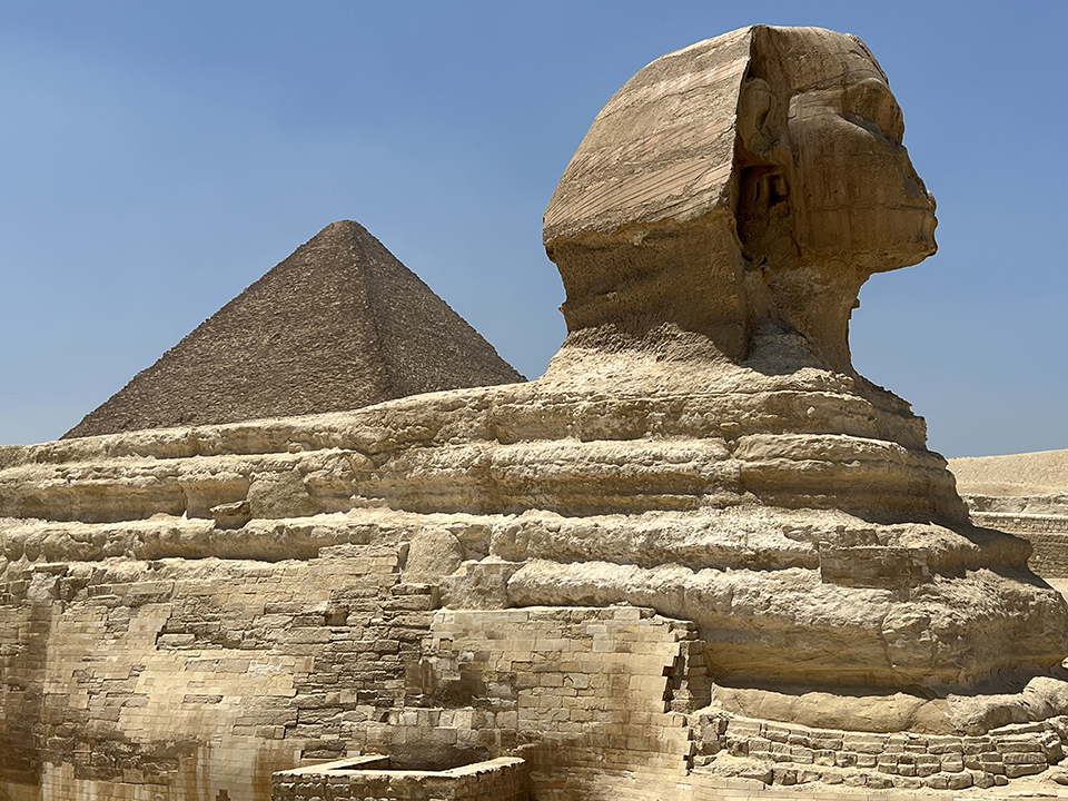 The Giza Plateau and Great Sphinx.  The best trips to book when visiting Hurghada, Egypt.