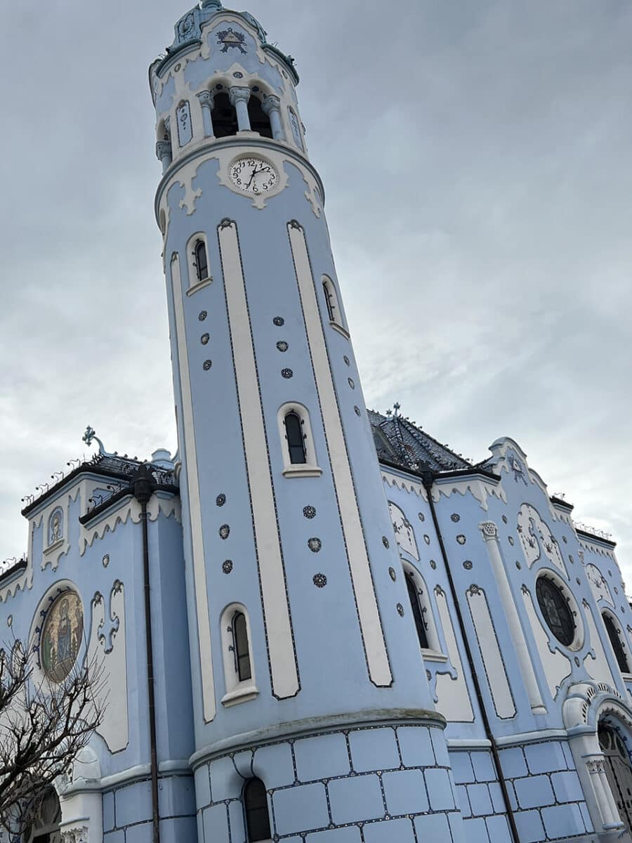 The Blue Church of Saint Elizabeth. 20 amazing things to see and do in Bratislava.